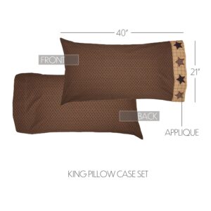 VHC-56645 - Bingham Star King Pillow Case Set of 2 21x40