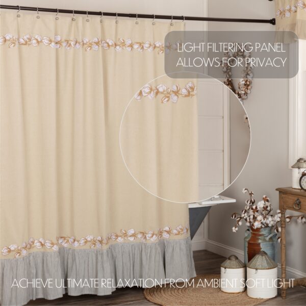 VHC-65277 - Ashmont Cotton Shower Curtain 72x72