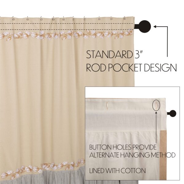 VHC-65277 - Ashmont Cotton Shower Curtain 72x72