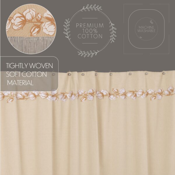 VHC-65277 - Ashmont Cotton Shower Curtain 72x72