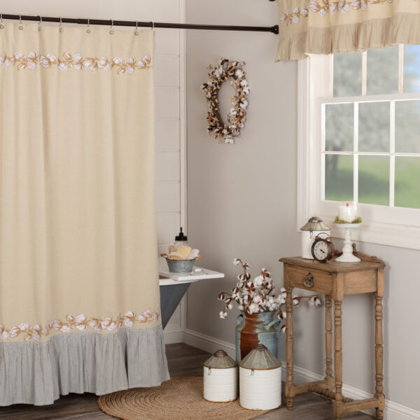VHC-65277 - Ashmont Cotton Shower Curtain 72x72