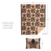 VHC-51744 - Bingham Star Twin Quilt Set; 1-Quilt 70Wx90L w/1 Sham 21x27