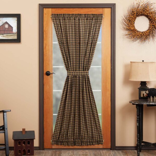 VHC-51135 - Black Check Door Panel 72x40