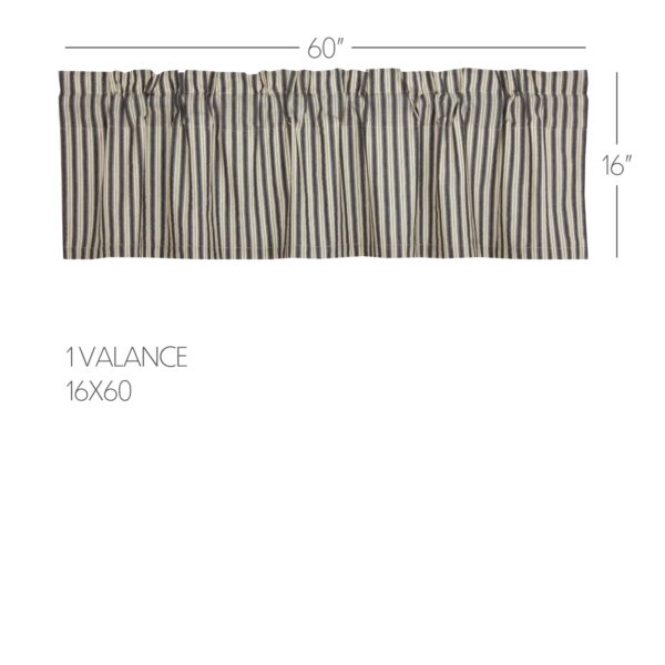 VHC-69962 - Ashmont Ticking Stripe Valance 16x60
