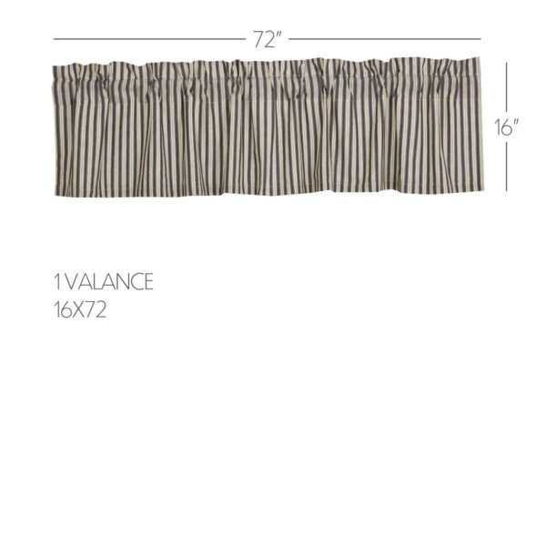 VHC-69963 - Ashmont Ticking Stripe Valance 16x72