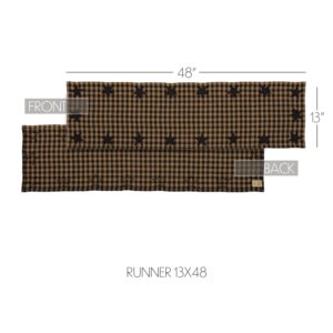 VHC-51145 - Black Star Runner Woven 13x48