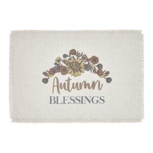 VHC-84060 - Bountifall Autumn Blessings Placemat Set of 2 13x19