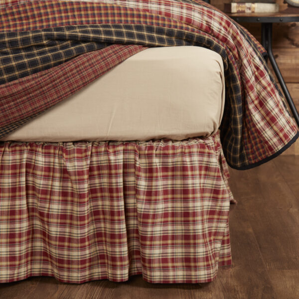VHC-56635 - Beckham Plaid Queen Bed Skirt 60x80x16