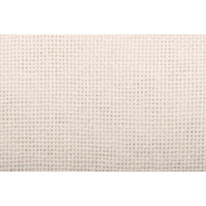 VHC-51818 - Burlap Antique White Standard Pillow Case w/ Fringed Ruffle Set of 2 21x30