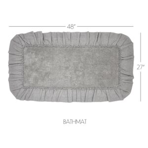 VHC-80273 - Burlap Dove Grey Bathmat 27x48
