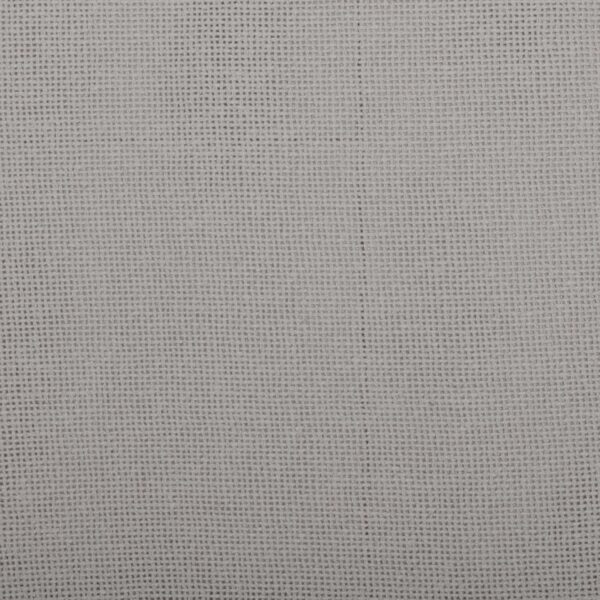 VHC-70051 - Burlap Dove Grey Fringed Queen Bed Skirt 60x80x16