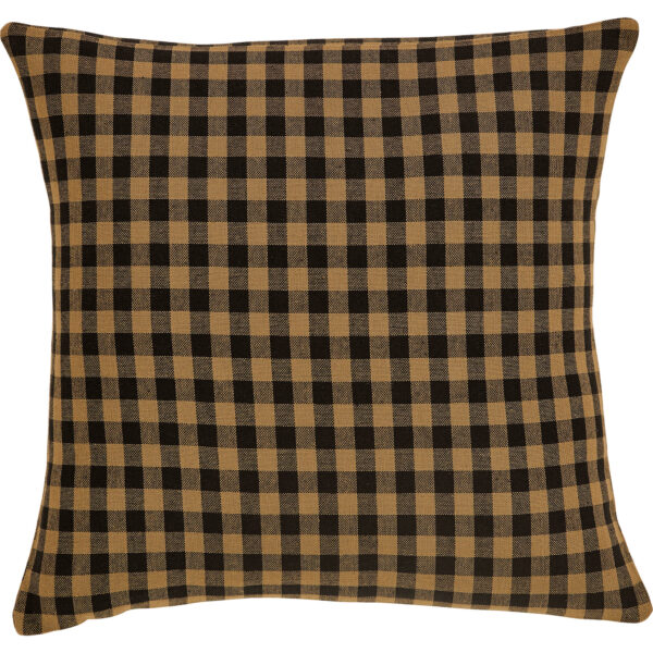 VHC-5962 - Black Check Pillow Cover Fabric 16x16