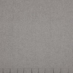 VHC-70055 - Burlap Dove Grey Pillow w/ Fringed Ruffle 18x18