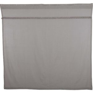 VHC-70071 - Burlap Dove Grey Shower Curtain 72x72