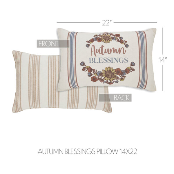 VHC-84054 - Bountifall Autumn Blessings Pillow 14x22