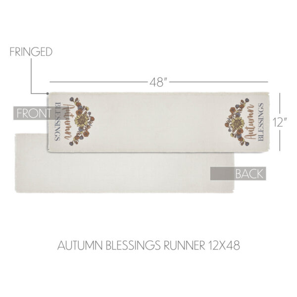 VHC-84063 - Bountifall Autumn Blessings Runner 12x48