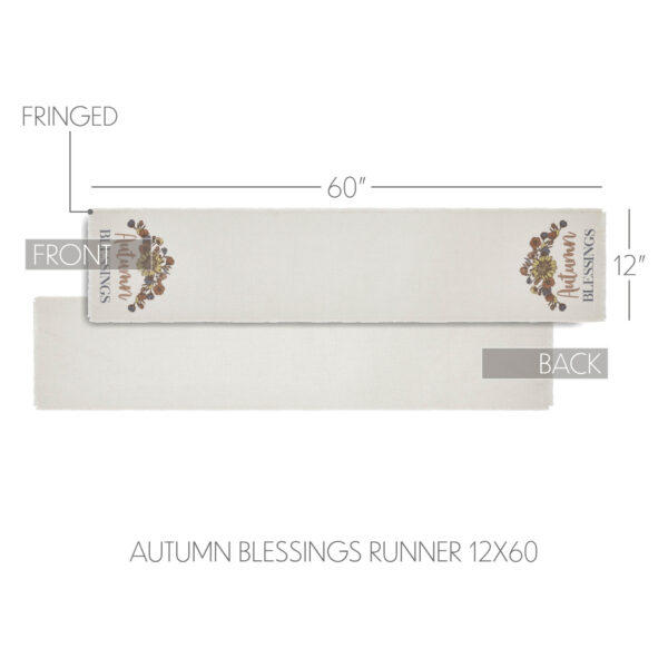 VHC-84064 - Bountifall Autumn Blessings Runner 12x60