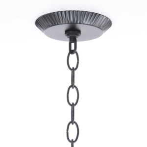 Black Black Ceiling Plate Kit with 3 Feet of Chain