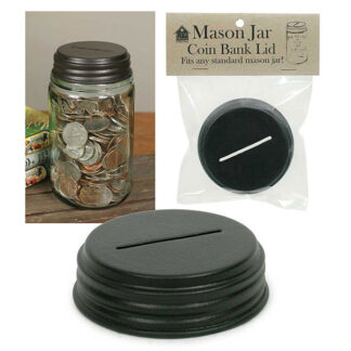Coin Bank Mason Jar Lid by CTW Home Collection