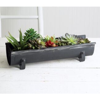 Chicken Feeder Planter - Black by CTW Home Collection