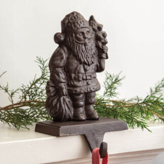Cast Iron Santa Stocking Holder by CTW Home Collection
