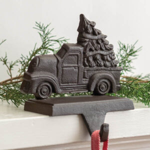 Cast Iron Truck with Tree Stocking Holder by CTW Home Collection