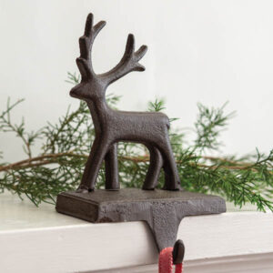Cast Iron Reindeer Stocking Holder by CTW Home Collection