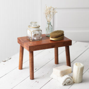 Traditional Farm Mini Stool by CTW Home Collection
