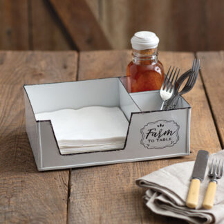 Farm to Table Napkin Caddy by CTW Home Collection