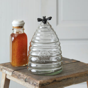 Small Honey Hive Glass Canister by CTW Home Collection