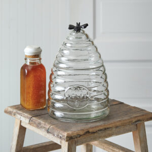 Large Honey Hive Glass Canister by CTW Home Collection