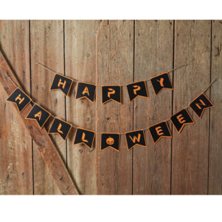 Happy Halloween Metal Banner by CTW Home Collection