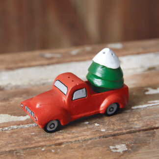 Farmhouse Truck and Christmas Tree Salt & Pepper Shakers by CTW Home Collection