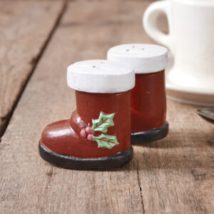 Santa's Boots Salt & Pepper Shakers by CTW Home Collection