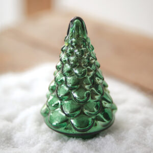 Retro Green Mercury Glass Christmas Tree by CTW Home Collection