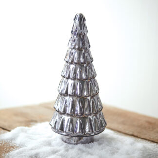 Retro Silver Mercury Glass Christmas Tree by CTW Home Collection