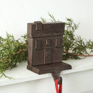 Cast Iron Gingerbread House Stocking Holder by CTW Home Collection