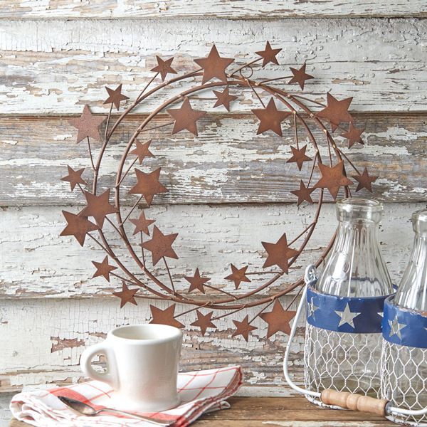 CTW Home Collection - Stars Small Metal Wreath 370610