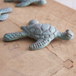 Decorative Verdigris Sea Turtle by CTW Home Collection
