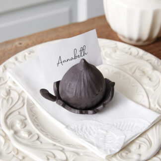 Fig and Leaf Place Card Holder by CTW Home Collection