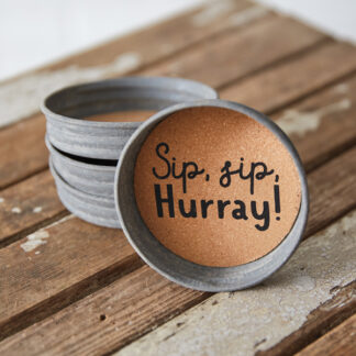 Mason Jar Lid Coaster - Sip
