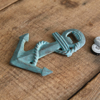 Verdigris Anchor Bottle Opener by CTW Home Collection