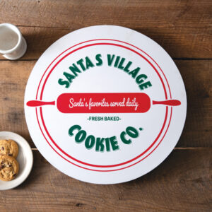 Santa's Village Cookie Co Lazy Susan by CTW Home Collection