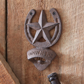 Western Wall Mounted Bottle Opener by CTW Home Collection