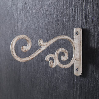 Aged Cast Iron Curly Hook by CTW Home Collection