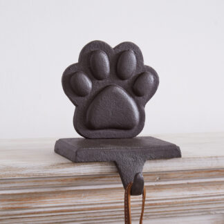 Cast Iron Dog Paw Stocking Holder by CTW Home Collection