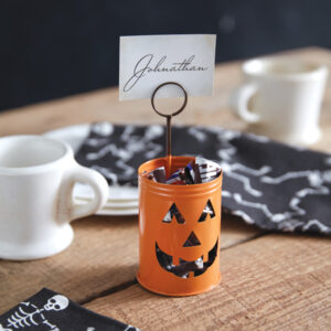 Jack-O-Lantern Place Card Holder - Box of 4 by CTW Home Collection
