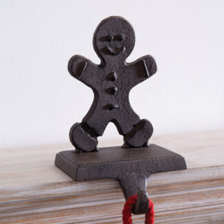 Cast Iron Gingerbread Stocking Holder by CTW Home Collection