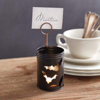 Bats Luminary Place Card Holder by CTW Home Collection