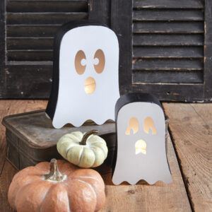 Set of Two Ghost Votive Luminaries by CTW Home Collection